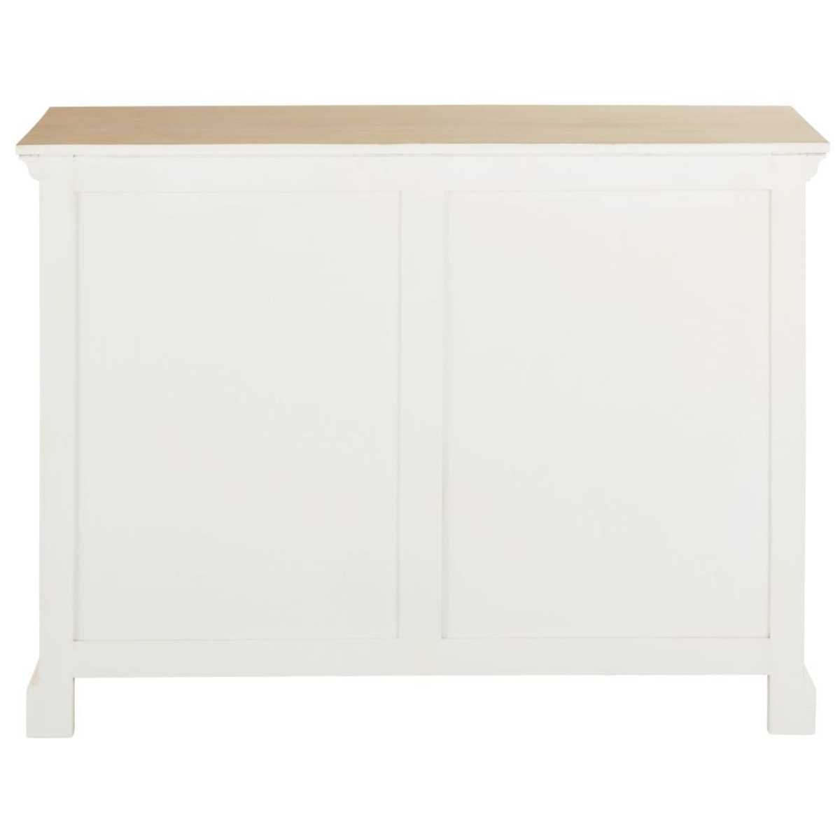 White Solid Mango Wood 5-Drawer Chest Cezembre – image 6