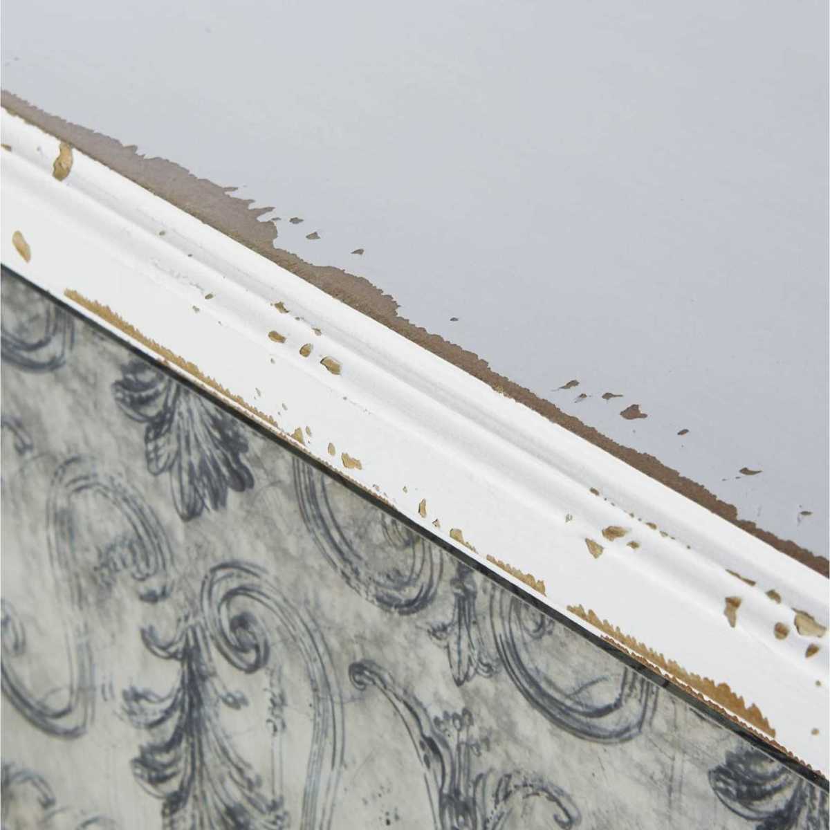 Aged Effect White 4-Drawer Chest of Drawers Faustine – image 7