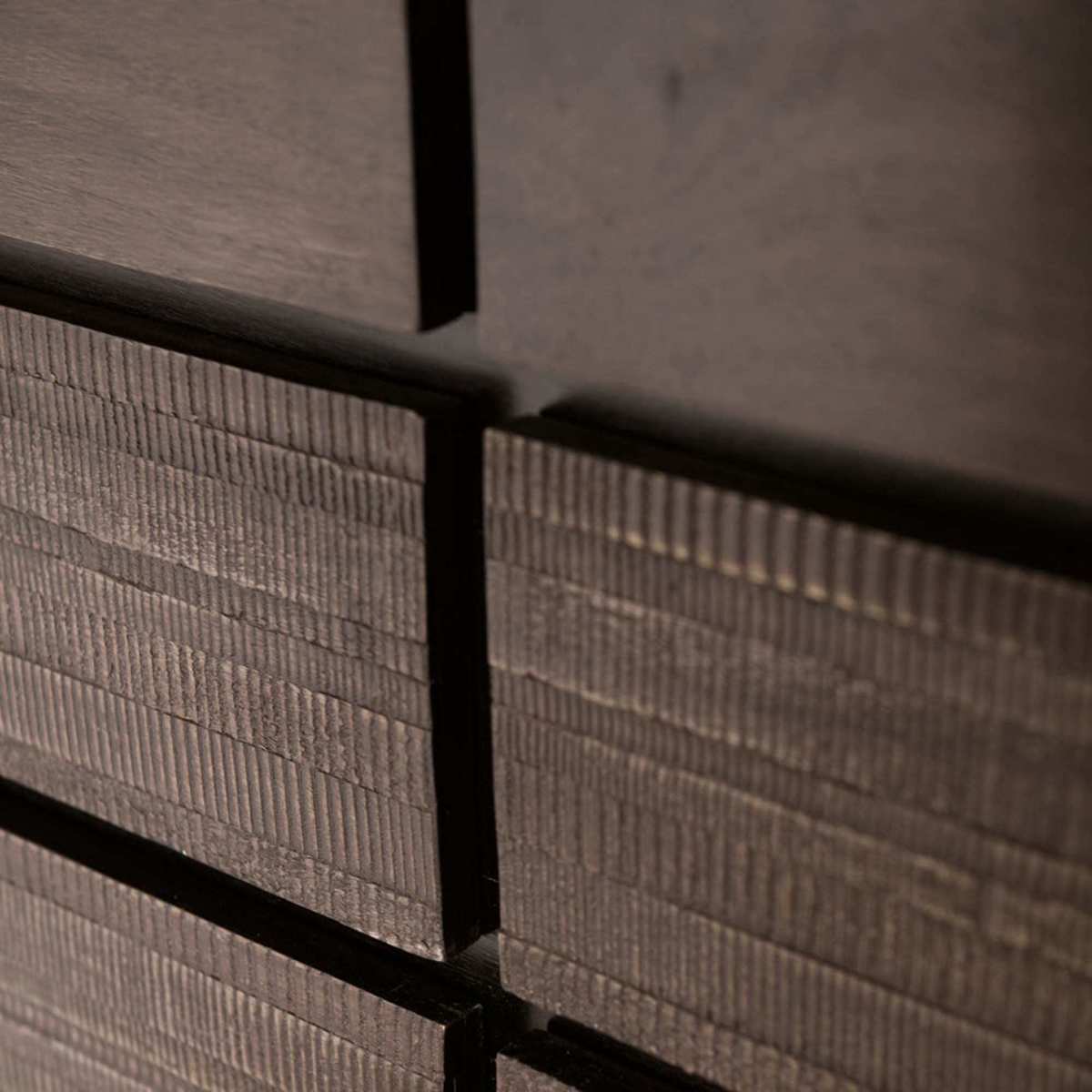 Solid mango wood chest of drawers Java – image 3
