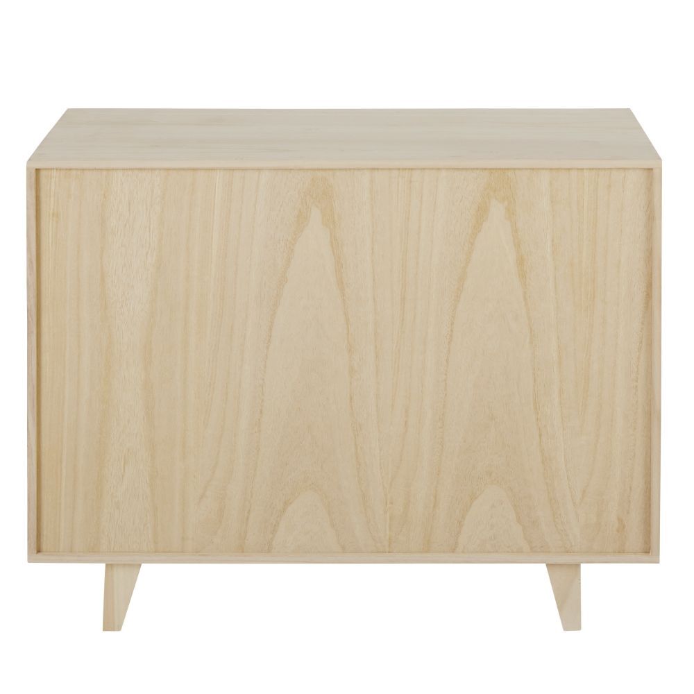Paulownia Wood Scandinavian 6-Drawer Chest in White – image 6