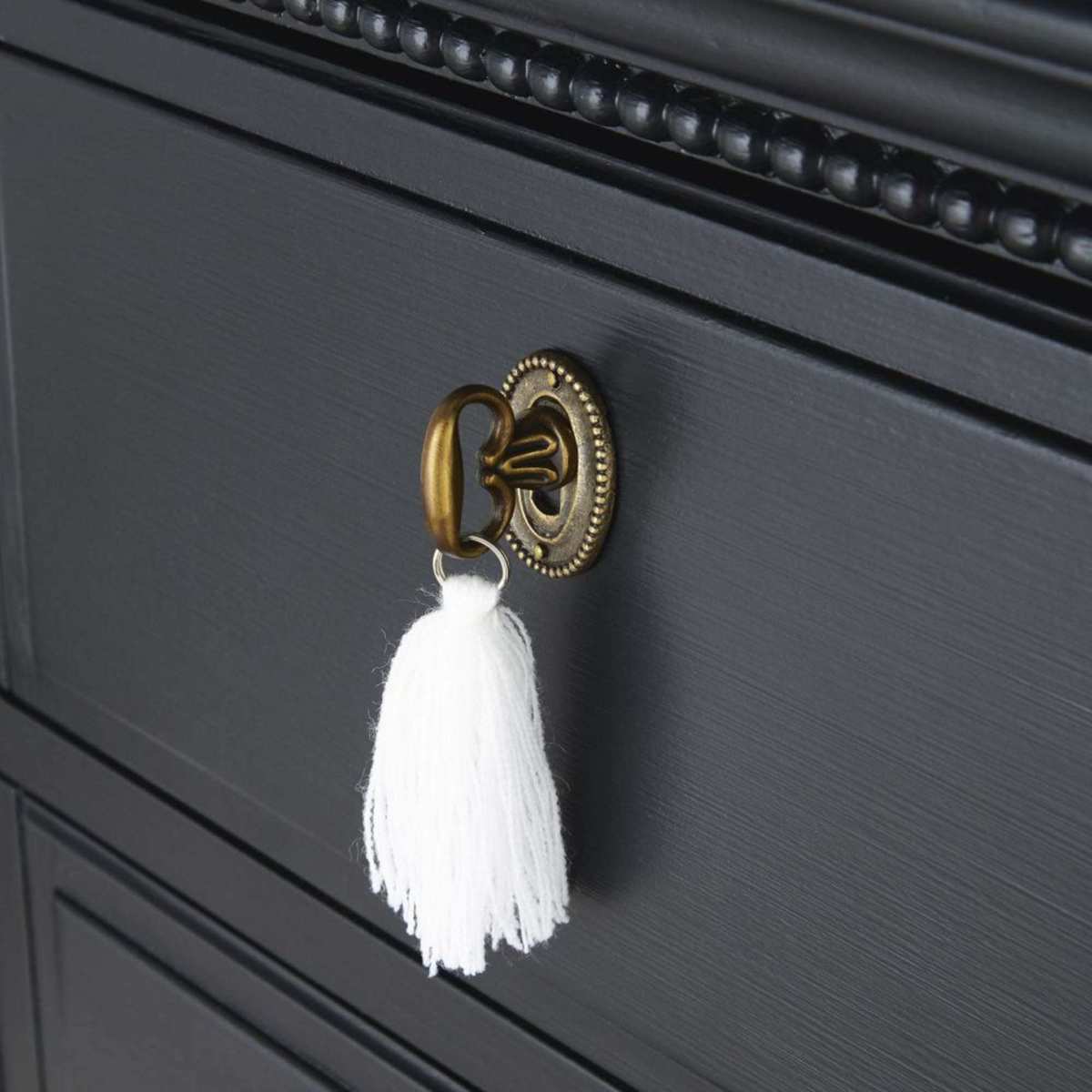 Black 5-Drawer Tall Chest of Drawers Cambronne – image 4