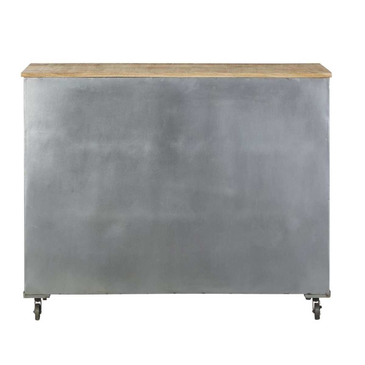 Metal and Mango Drawer Chest on Castors Lazare – image 2