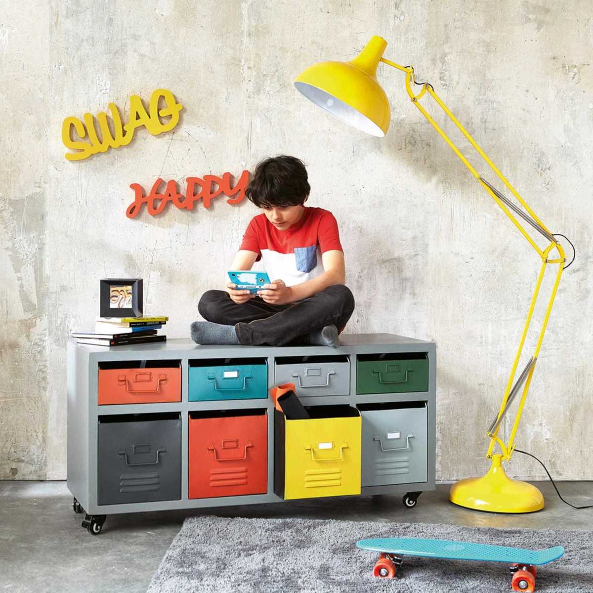 Multicoloured Metal Storage Cabinet on Castors Freestyle – image 3