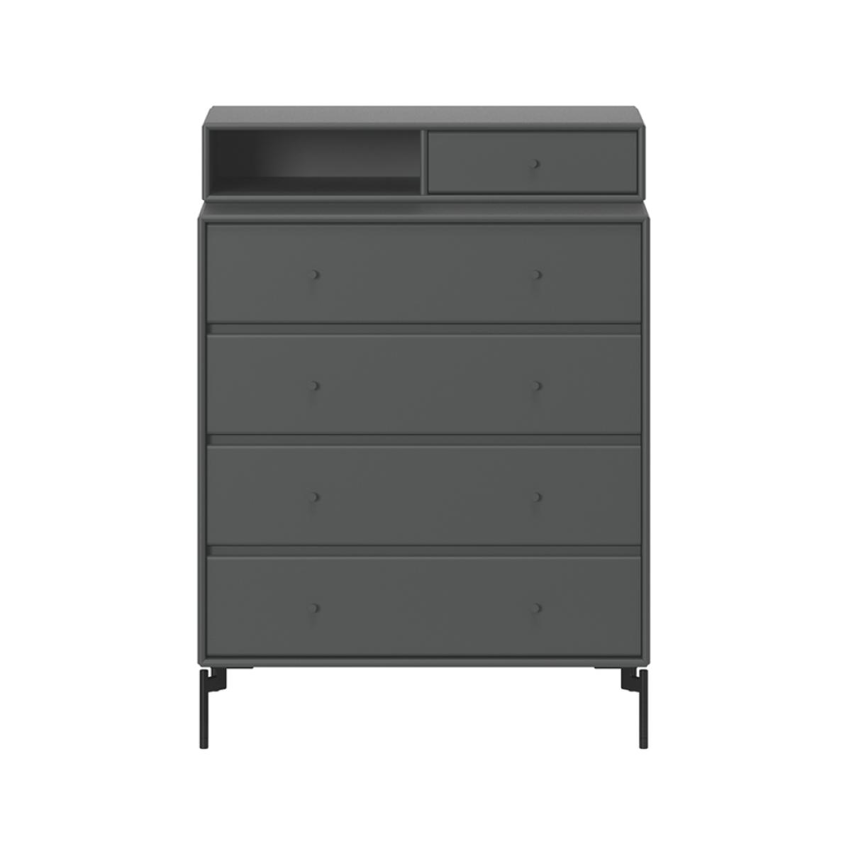 Montana Keep dresser Anthracite 04-black lacquered leg – image 1