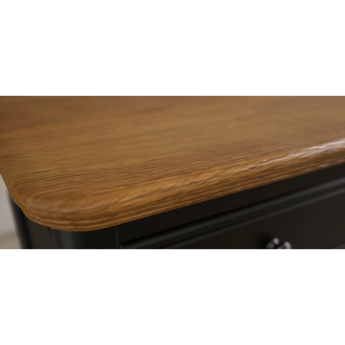 Chateau Noir Oak and Black Painted Wide Chest of Drawers – image 12