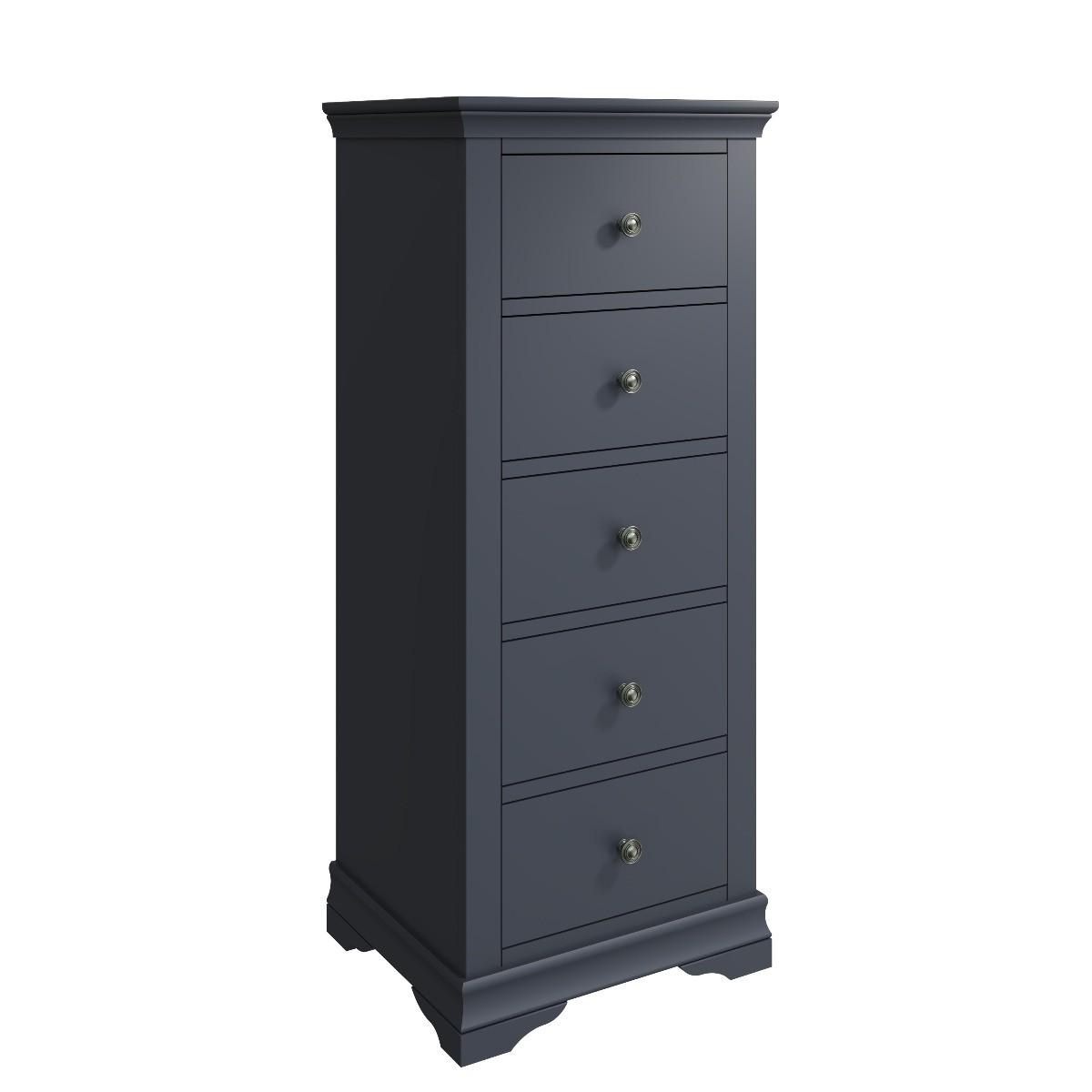 Simone 5 Drawer Narrow Chest – image 2