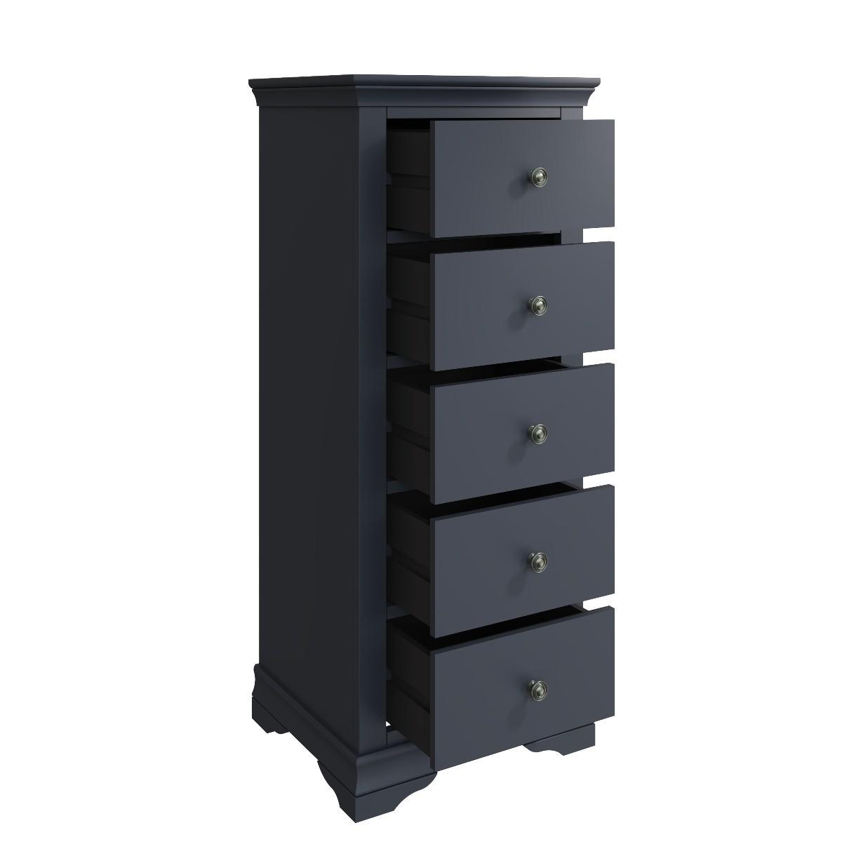 Simone 5 Drawer Narrow Chest – image 3