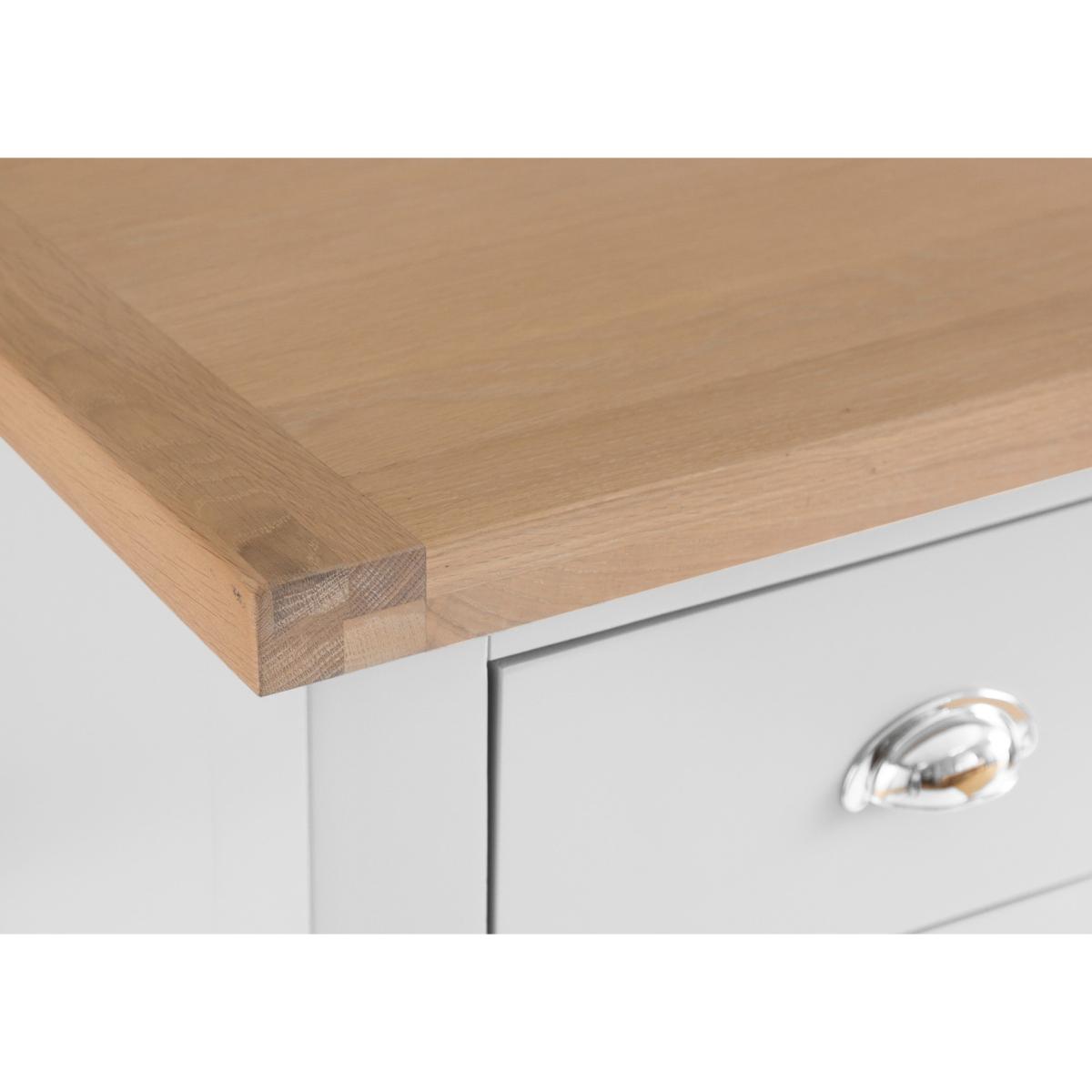 Eden Oak and White 2 Over 3 Chest of Drawers – image 9