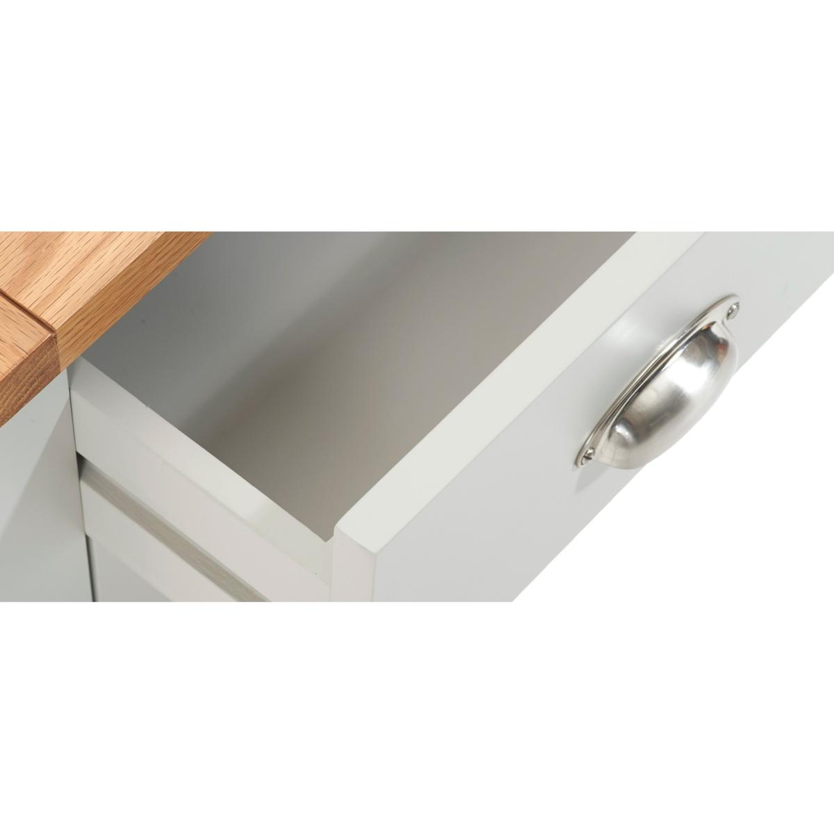 Somerset Oak and Grey 5 Drawer Chest – image 12