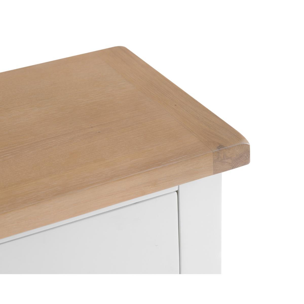 Eden Oak and White 3 Drawer Chest – image 11