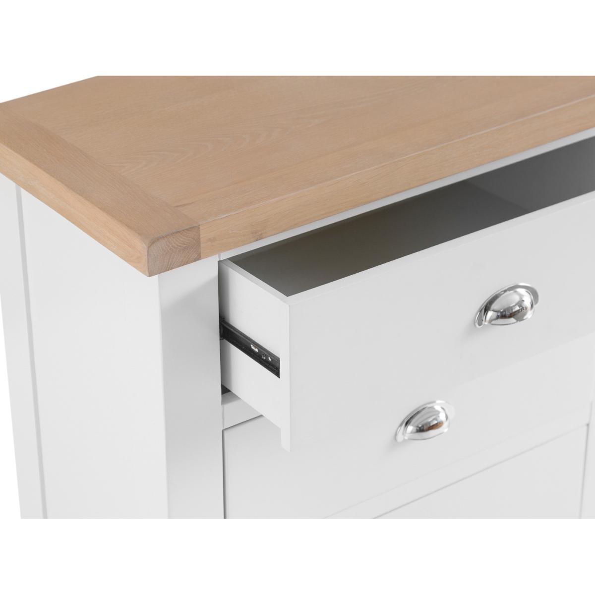 Eden Oak and White 3 Drawer Chest – image 9