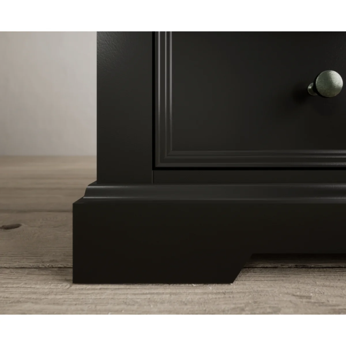 Charlton Oak and Black Painted 2 Over 3 Chest of Drawers – image 7