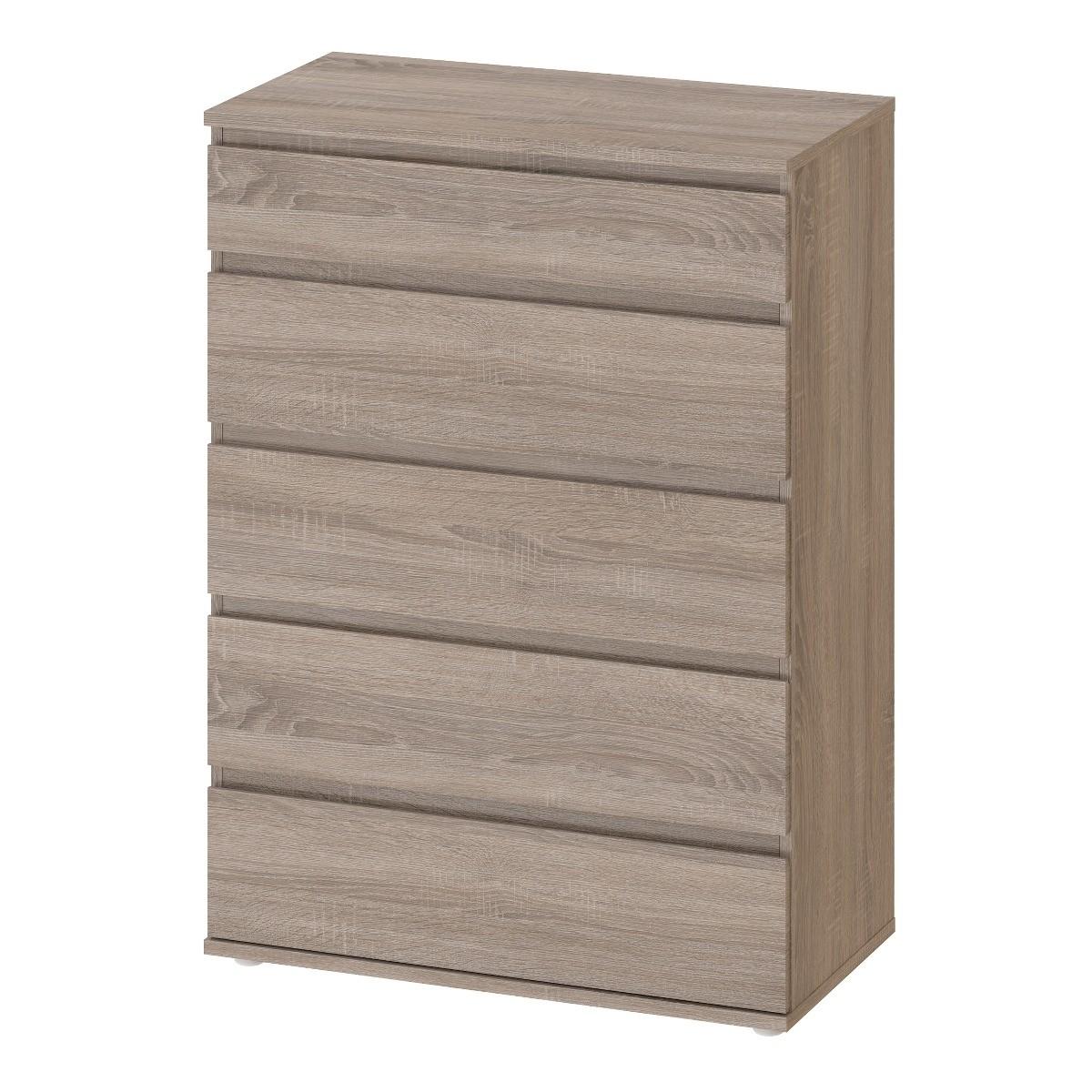 Star Chest of 5 Drawers in Truffle Oak – image 2