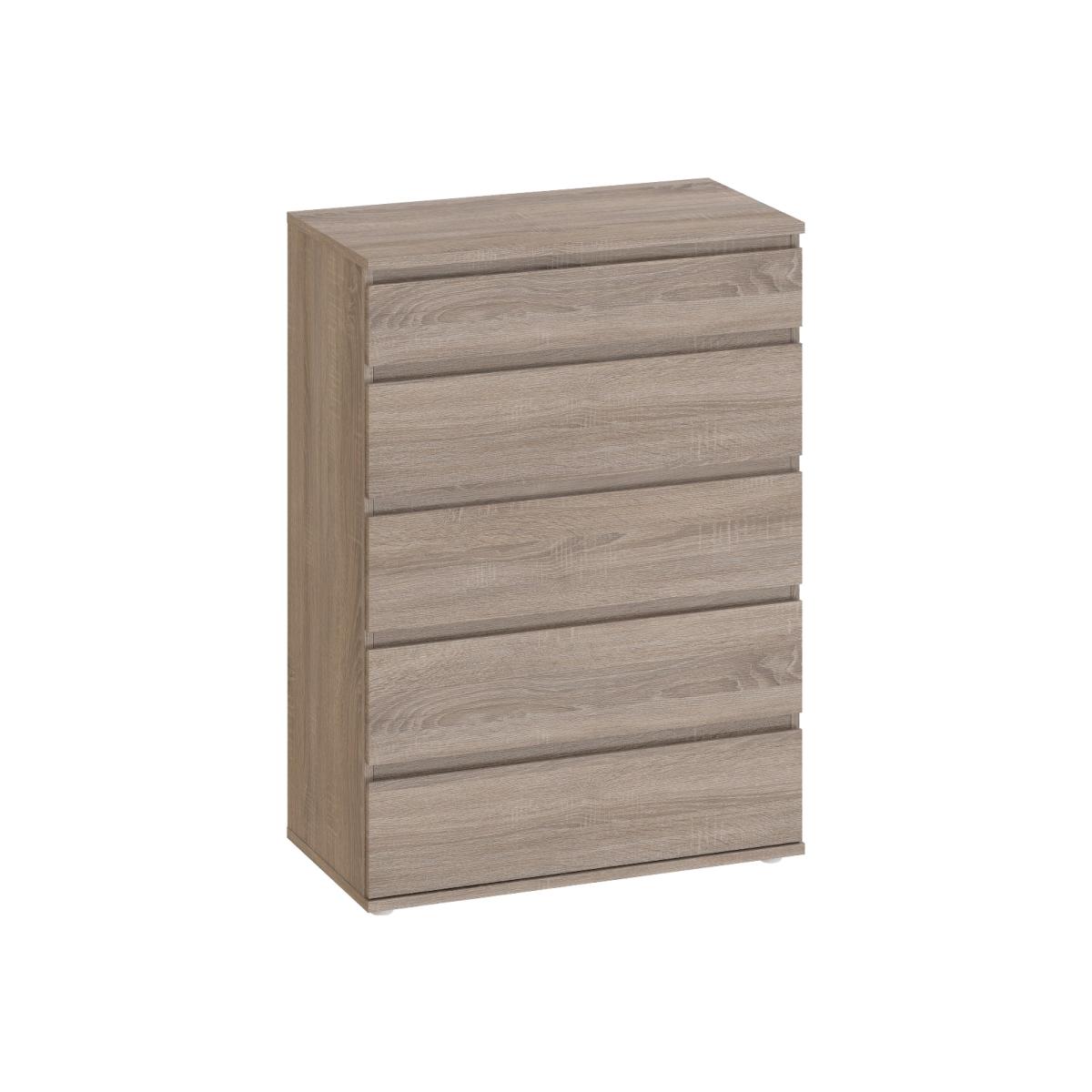 Star Chest of 5 Drawers in Truffle Oak – image 1