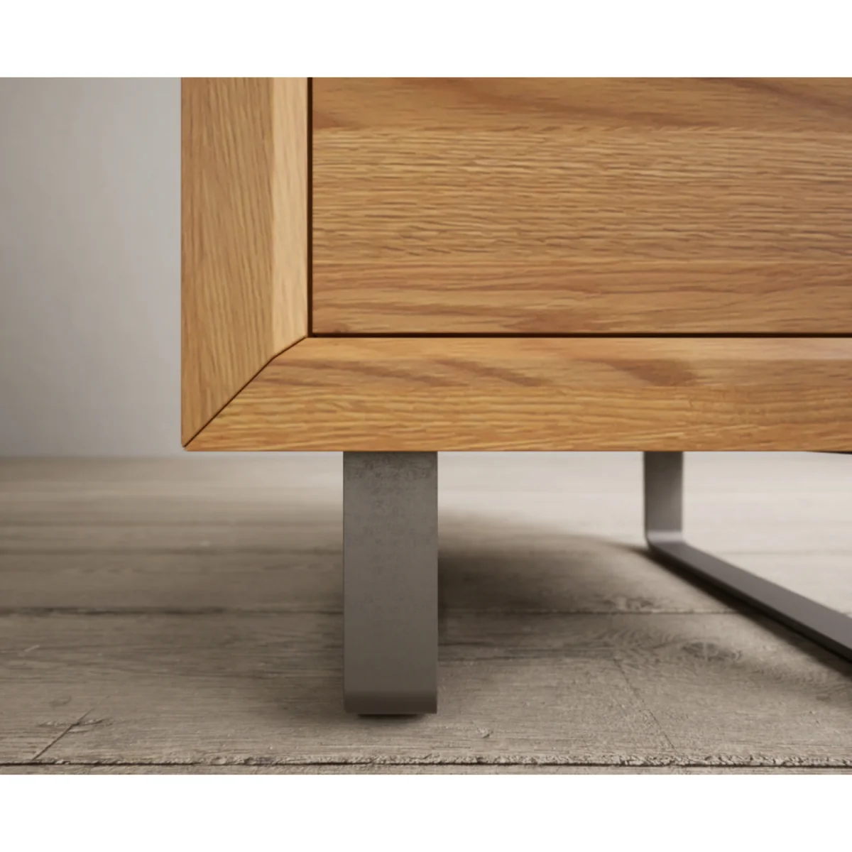 Parker Solid Oak 5 Drawer Tallboy Chest – image 4