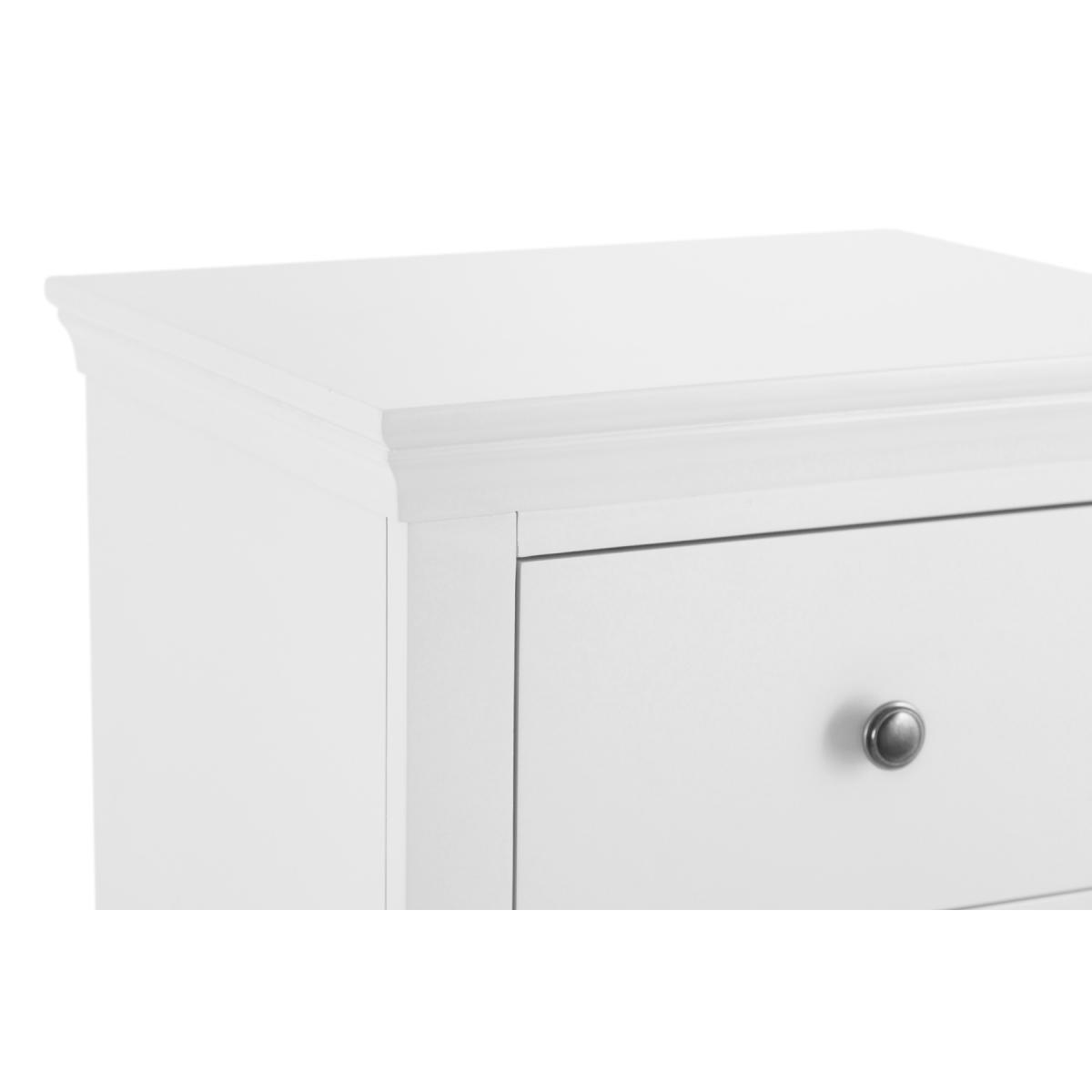 Brooklyn White 5 Drawer Wellington Chest – image 5