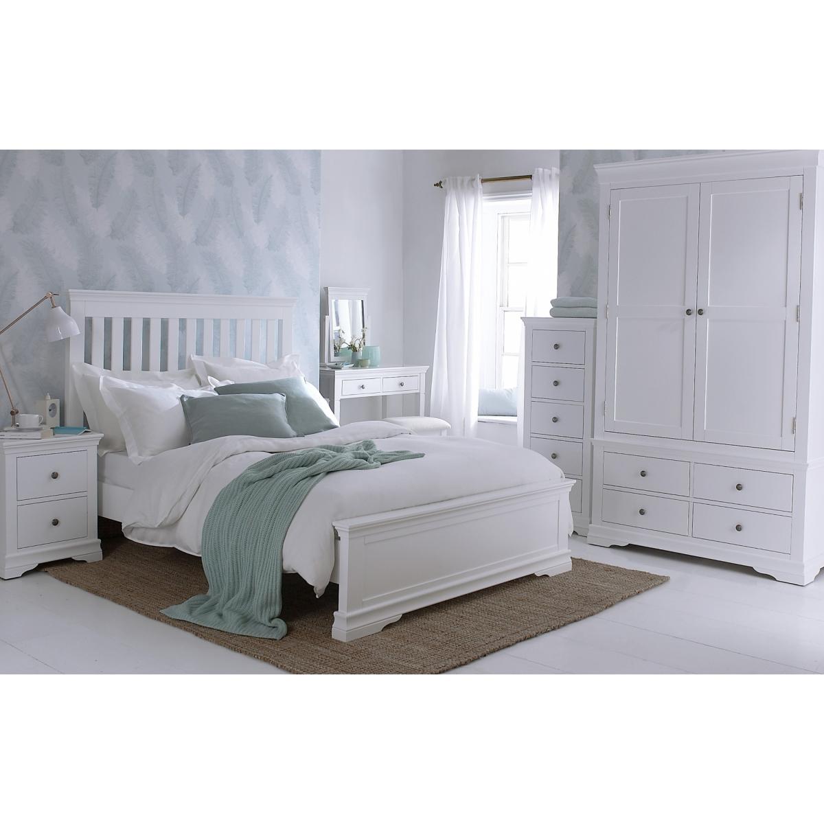 Brooklyn White 5 Drawer Wellington Chest – image 8