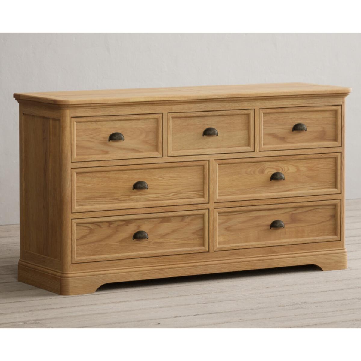 Bridstow Solid Oak Wide Chest Of Drawers – image 2