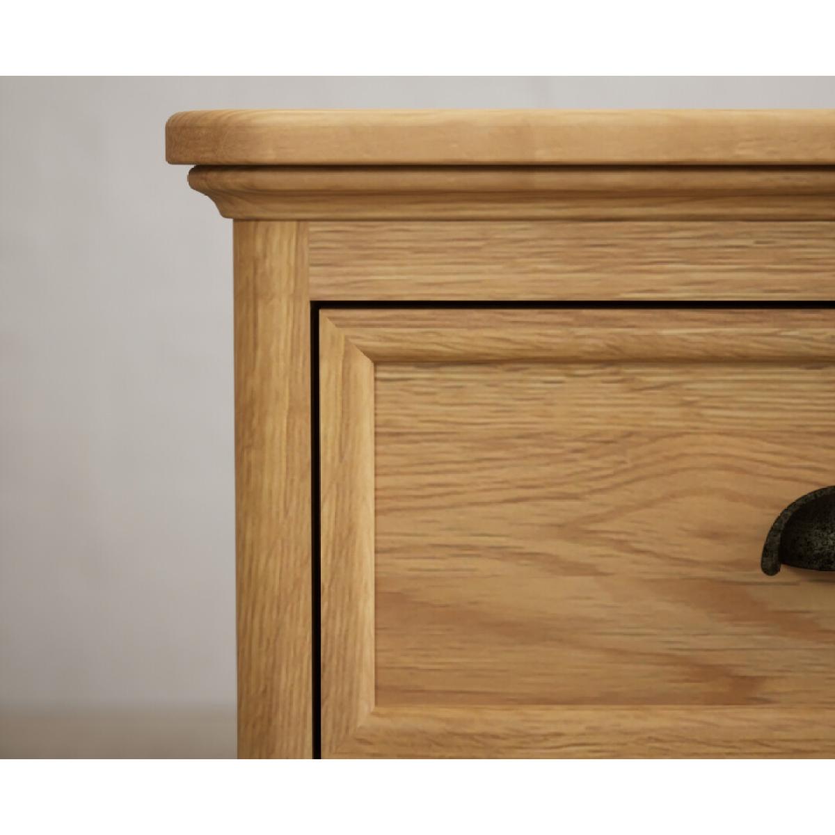 Bridstow Solid Oak Wide Chest Of Drawers – image 4