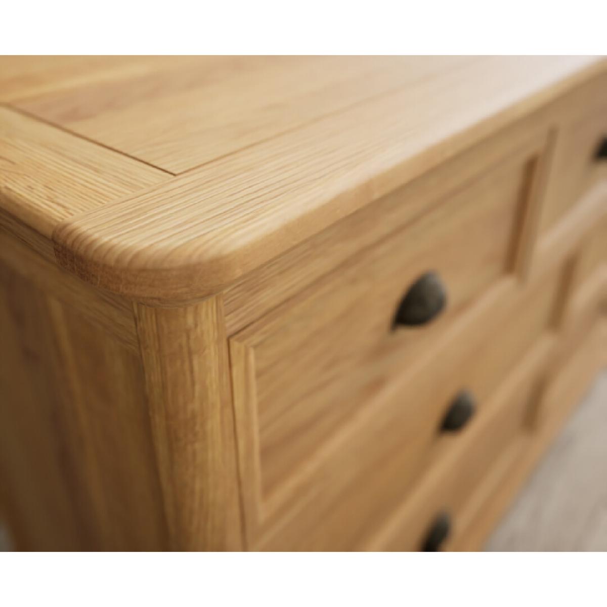 Bridstow Solid Oak Wide Chest Of Drawers – image 5