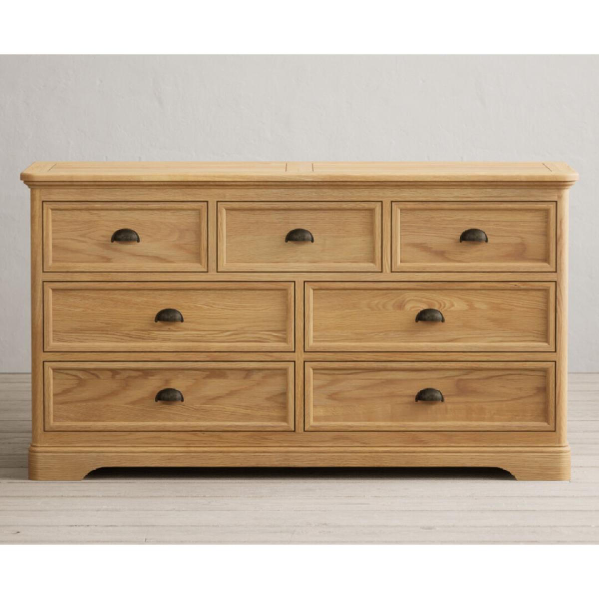 Bridstow Solid Oak Wide Chest Of Drawers – image 6