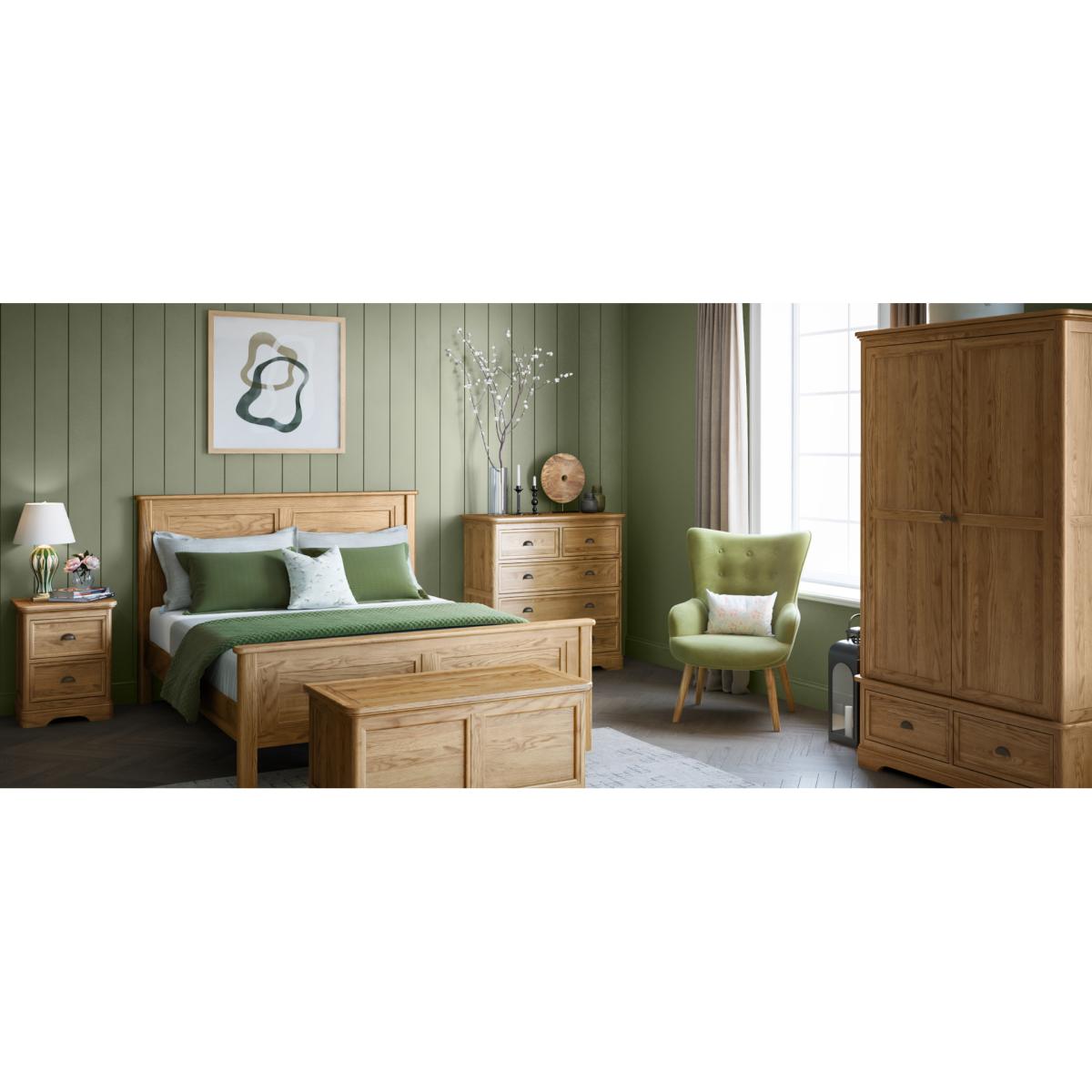 Bridstow Solid Oak Wide Chest Of Drawers – image 8
