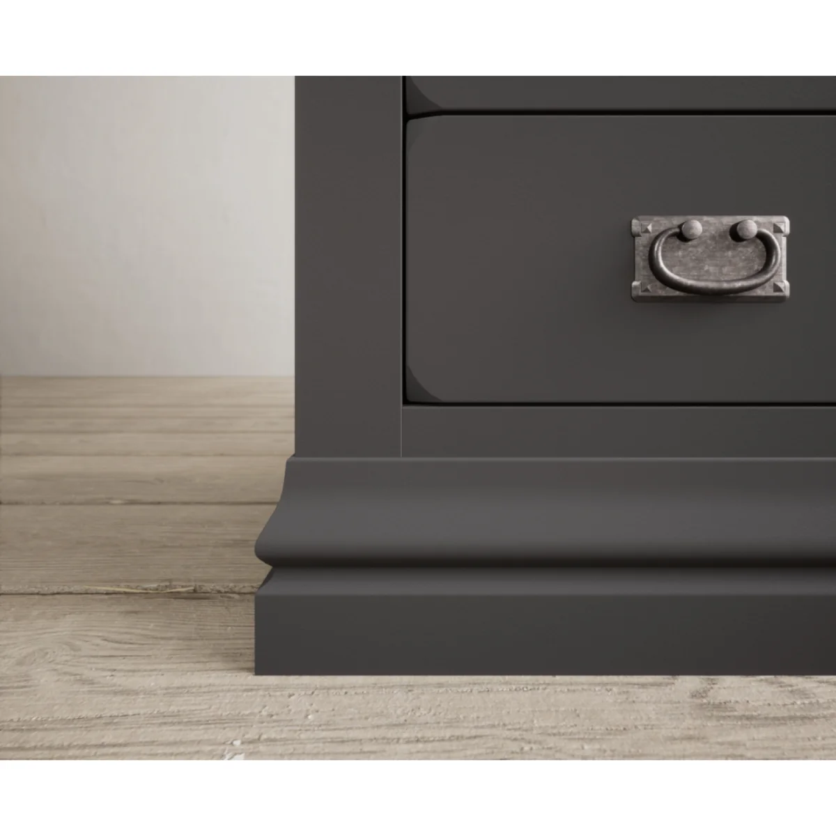 Charwood Oak and Charcoal Painted 2 Over 3 Chest of Drawers – image 4