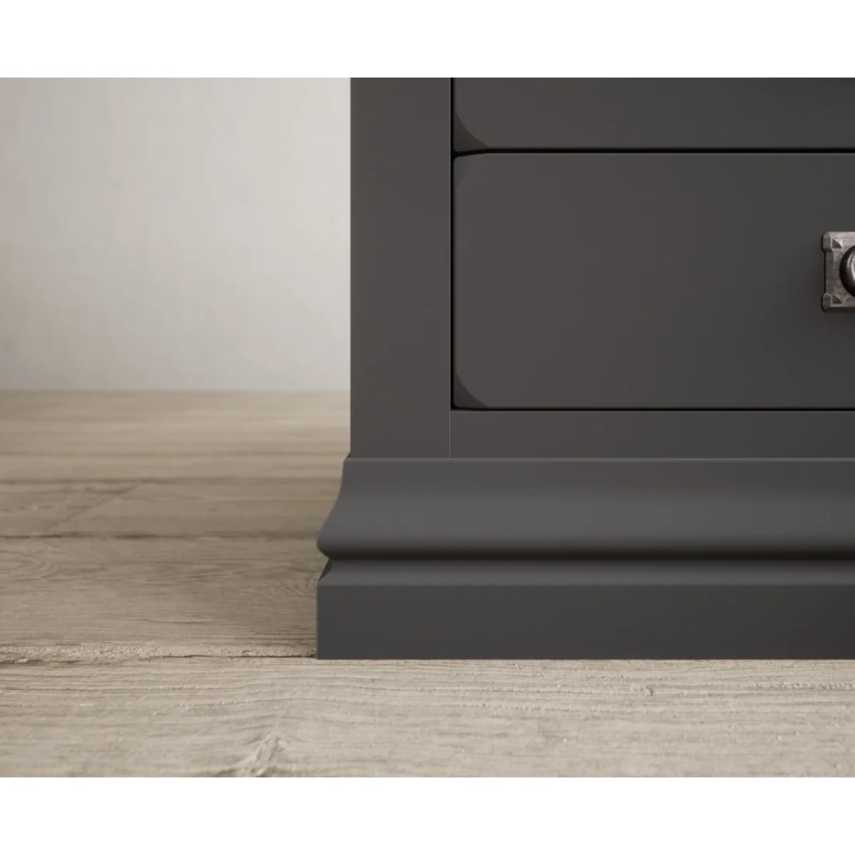 Charwood Oak and Charcoal Painted Wide Chest of Drawers – image 6
