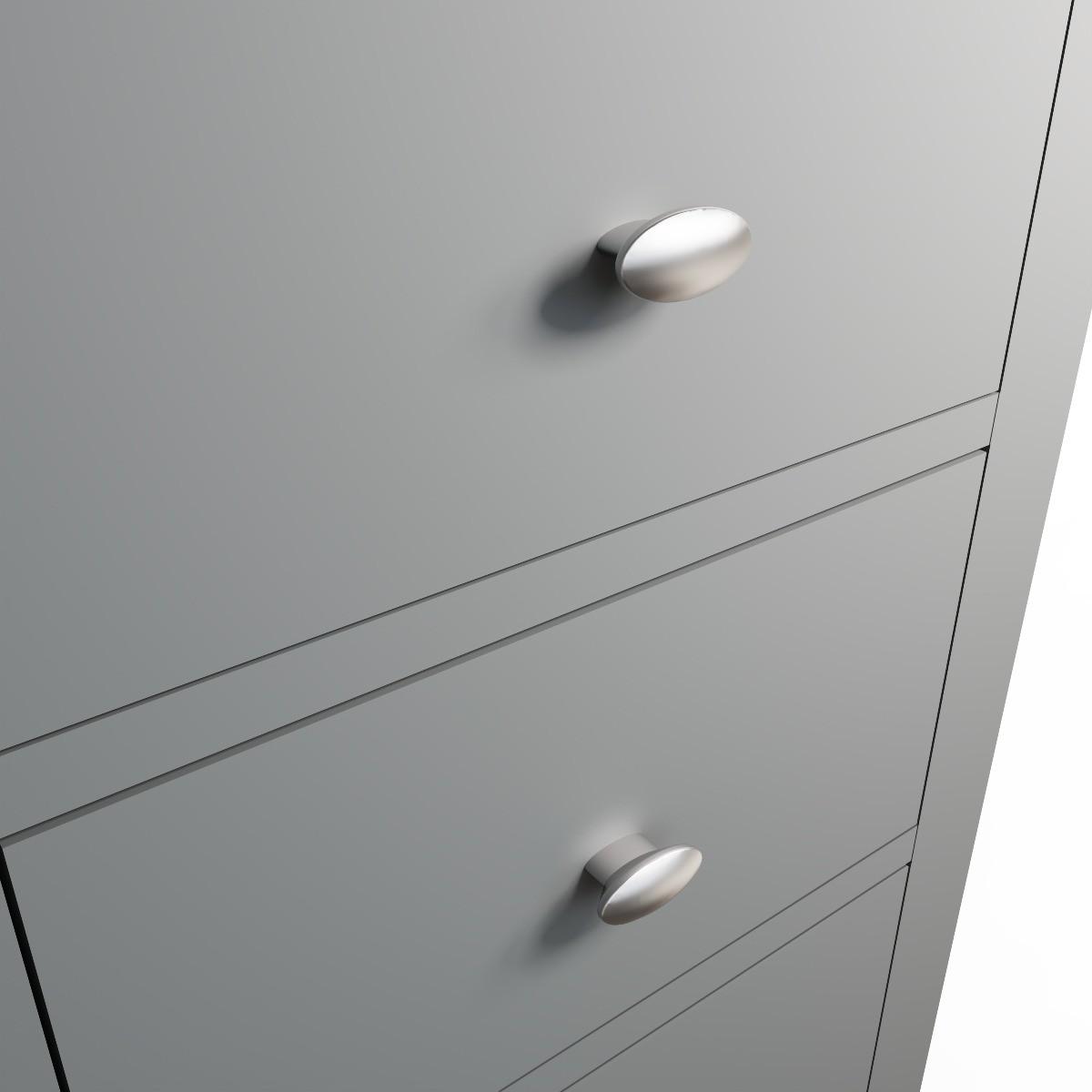 Arlia Oak and Grey 5 Drawer Narrow Chest – image 6