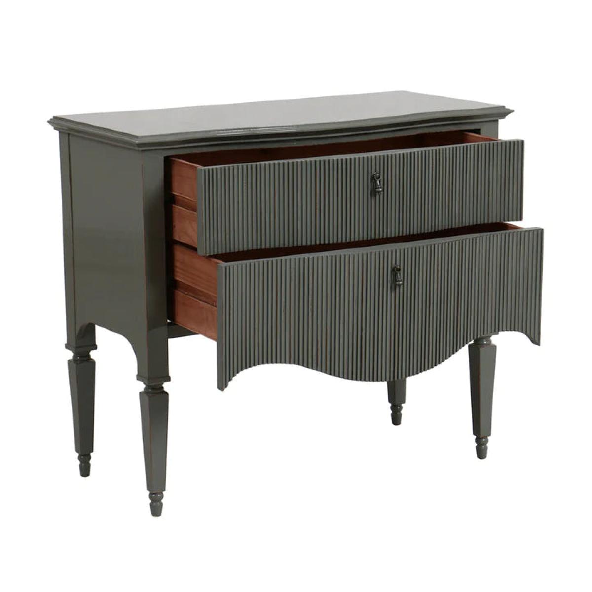 Mindy Brownes Camille Two Drawer Chest in Grey Green – image 2