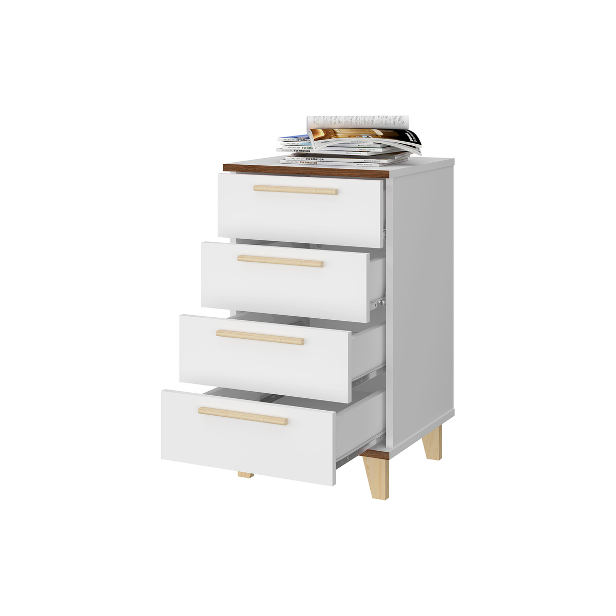 Oslo White Chest of Drawers – image 2