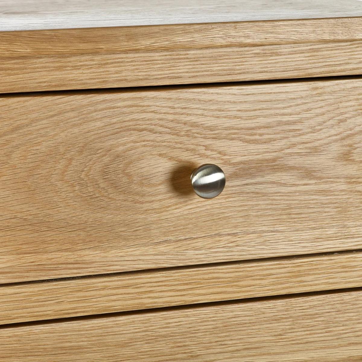 Julian Bowen Mallory 7 Drawer Narrow Chest In LightWood – image 5