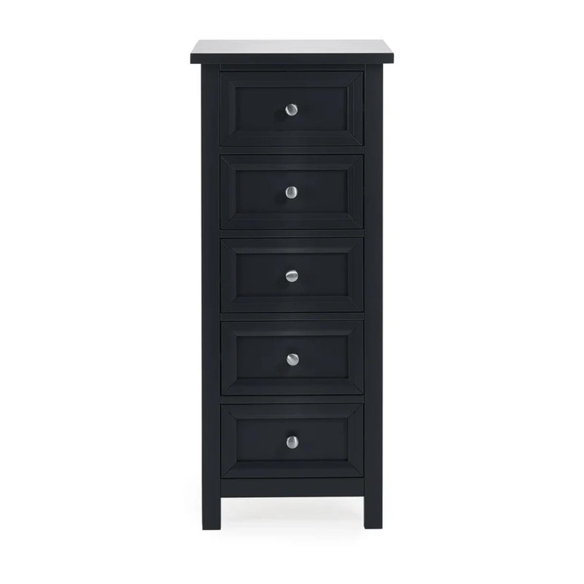 Julian Bowen Maine 5 Drawer Tall Chest - Anthracite – image 7