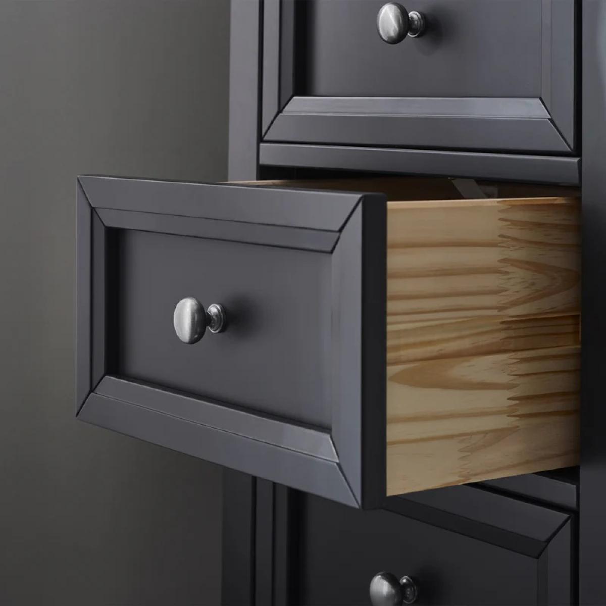 Julian Bowen Maine 5 Drawer Tall Chest - Anthracite – image 10