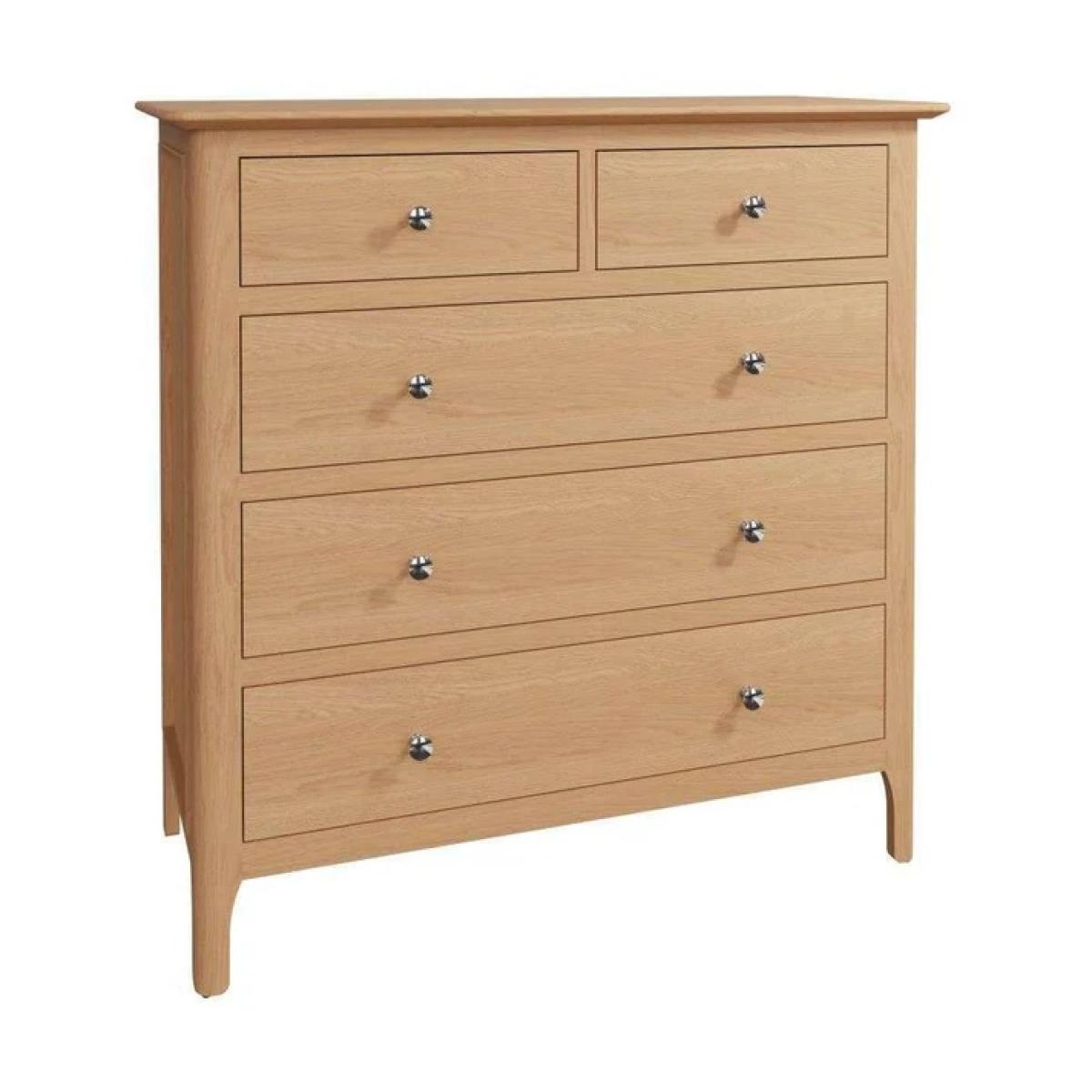 Newport 2 over 3 Chest Of Drawers - NT-2O3 2 Over 3 Drawer Chest – image 3