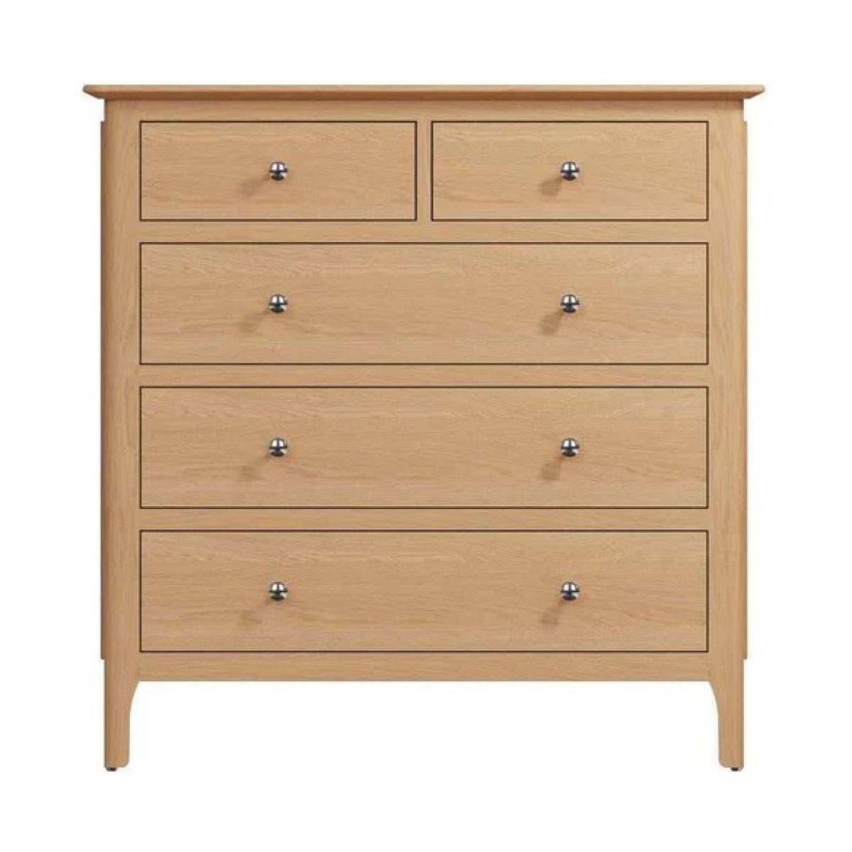 Newport 2 over 3 Chest Of Drawers - NT-2O3 2 Over 3 Drawer Chest – image 6