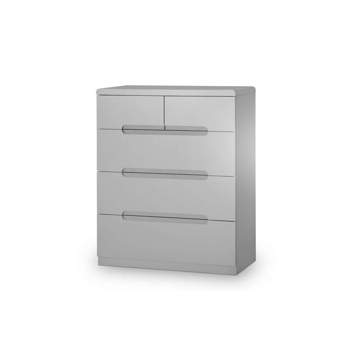 Julian Bowen Manhattan 3+2 Drawer Chest - Grey – image 2