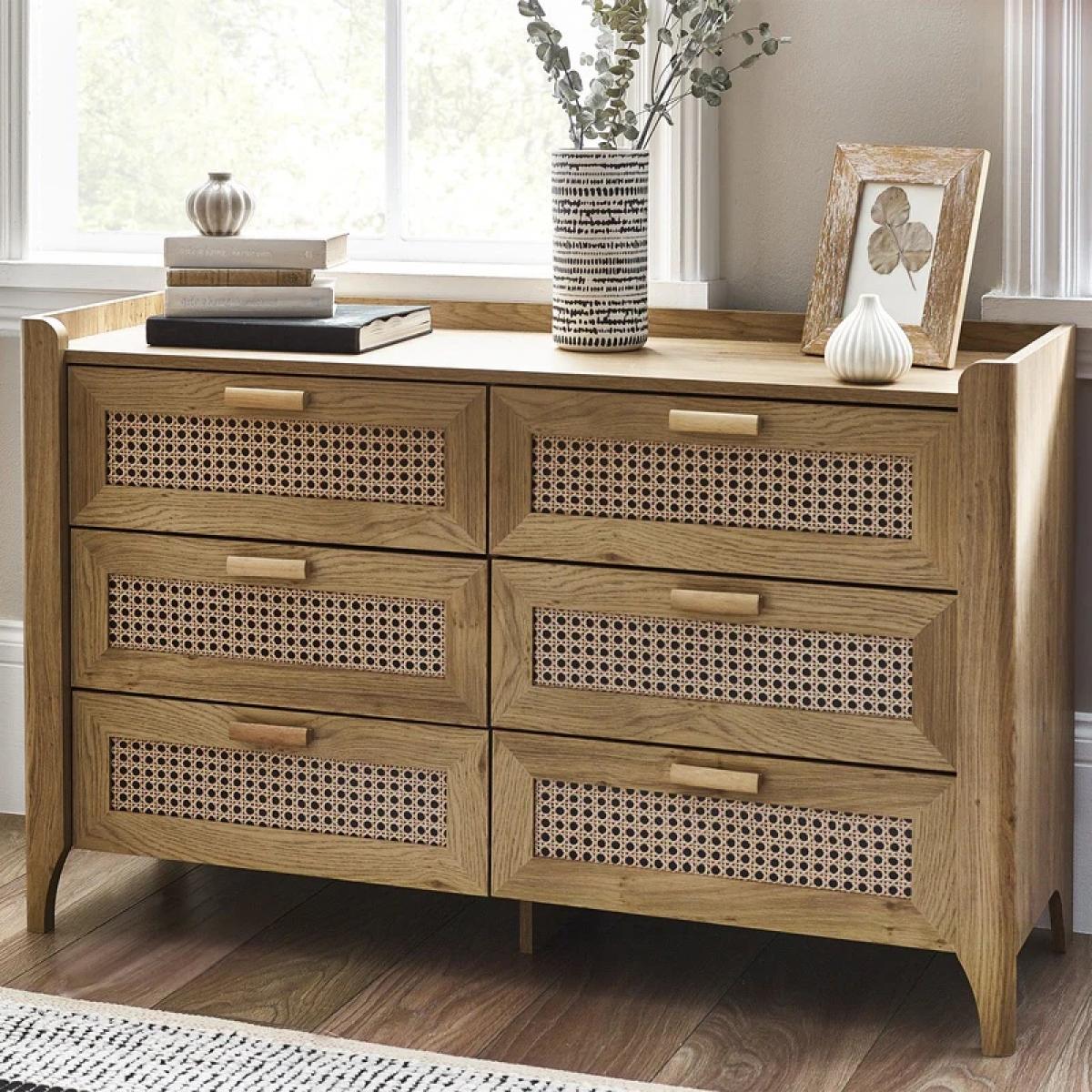 Julian Bowen Sydney 6 Drawer Wide Chest In LightWood – image 1