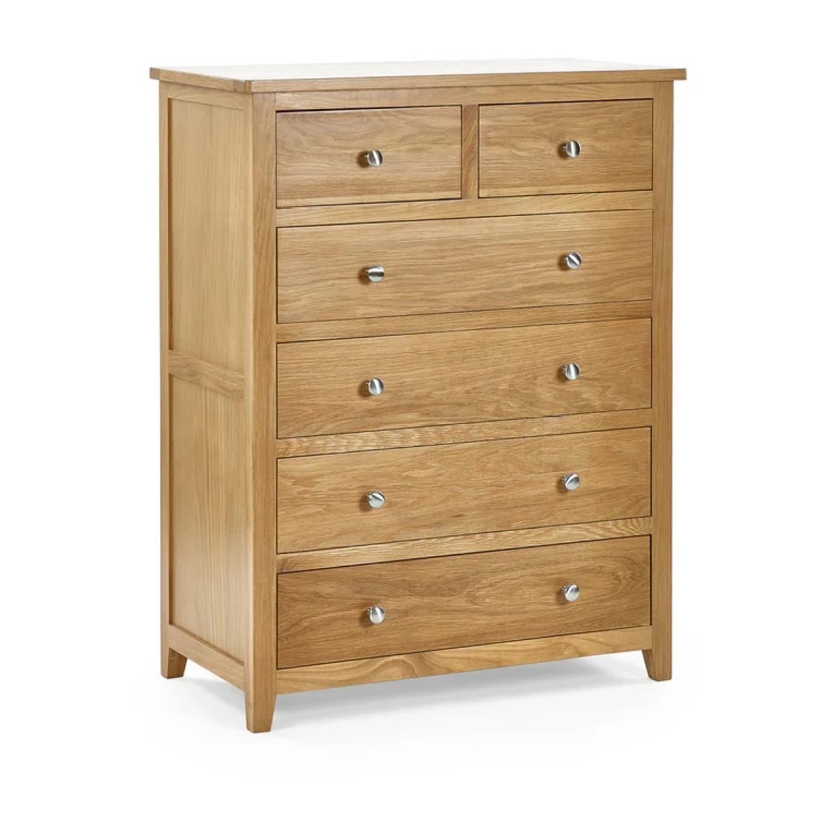 Julian Bowen Mallory 42 Drawer Chest In LightWood – image 4