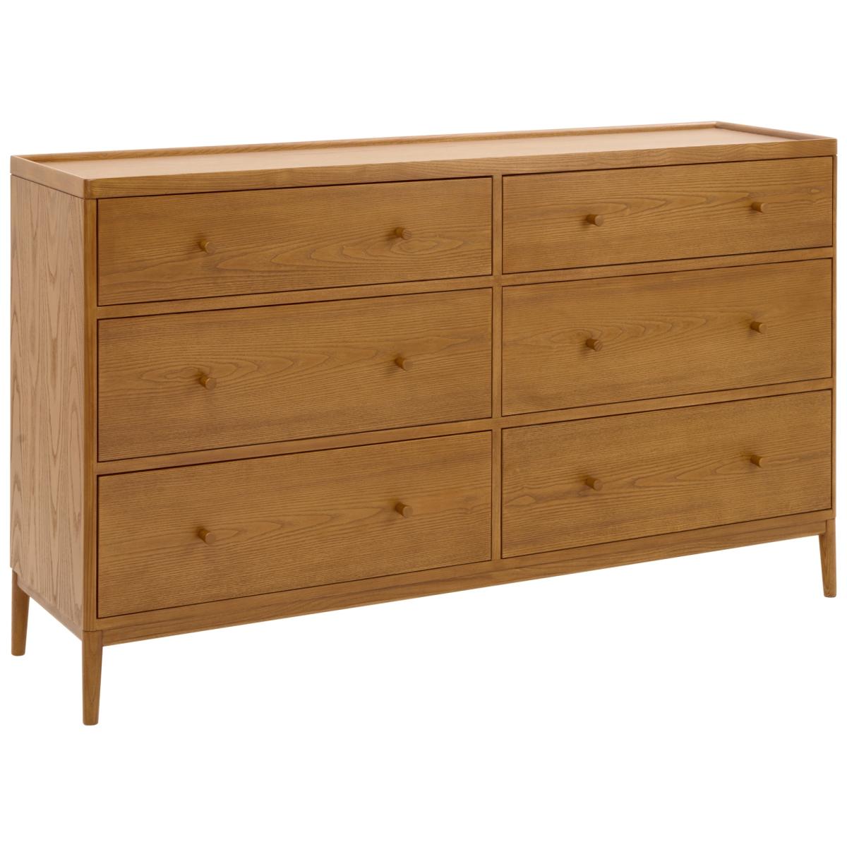 Ercol Salina 6 Drawer Wide Chest of Drawers In Vintage – image 2