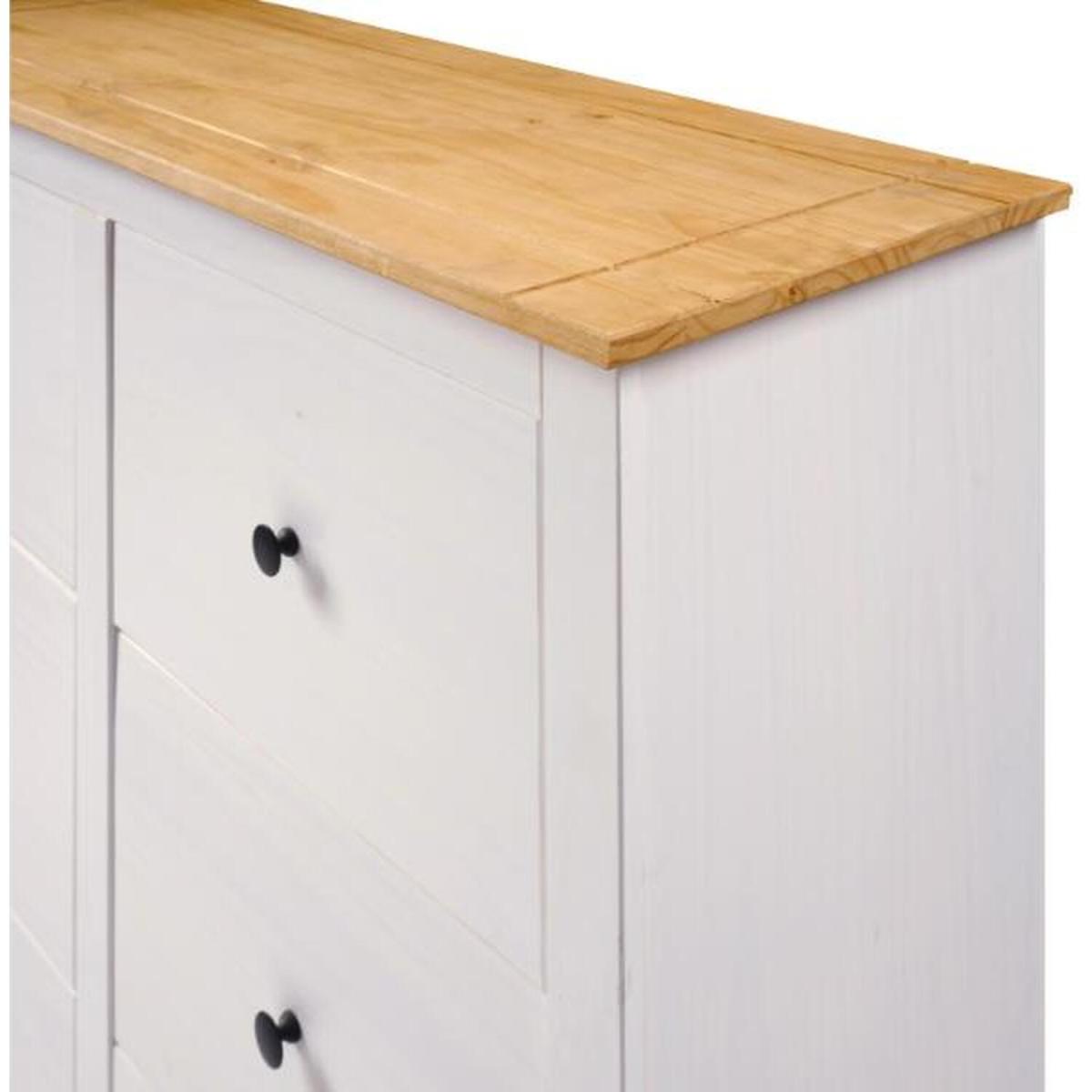 Panama 6 Drawer Chest Of Drawers - White – image 2