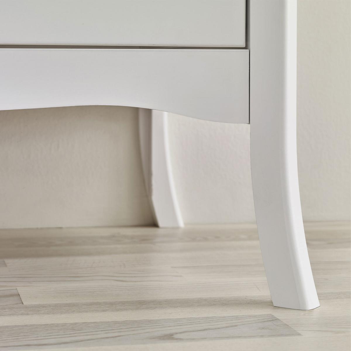 Baroque Wide Chest of Drawers - White – image 6