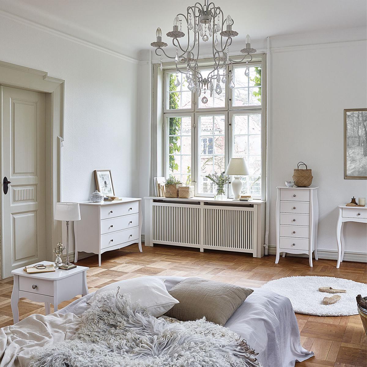 Baroque Wide Chest of Drawers - White – image 7