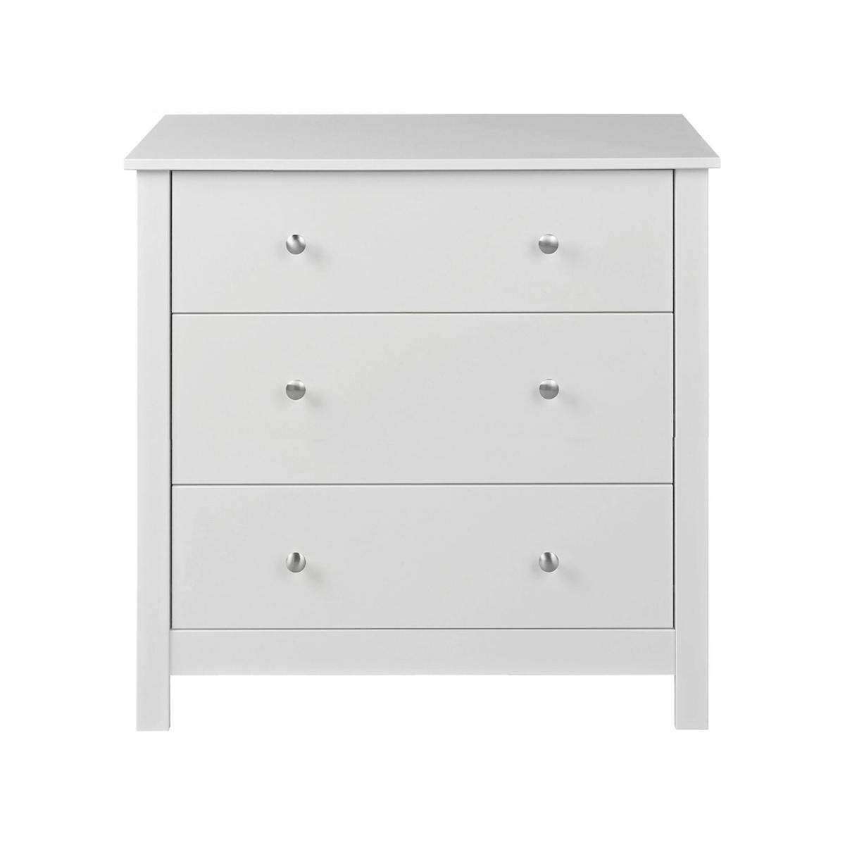 Florence 3 Drawer Chest White – image 2