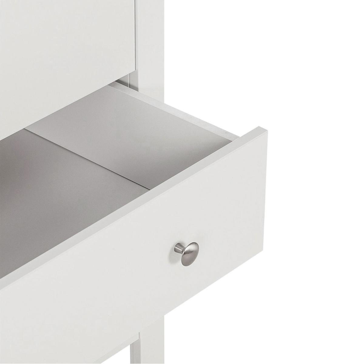 Florence 3 Drawer Chest White – image 5