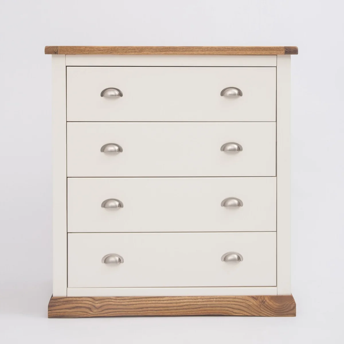 Tropea 4 Drawer Chest - White / Brass – image 2