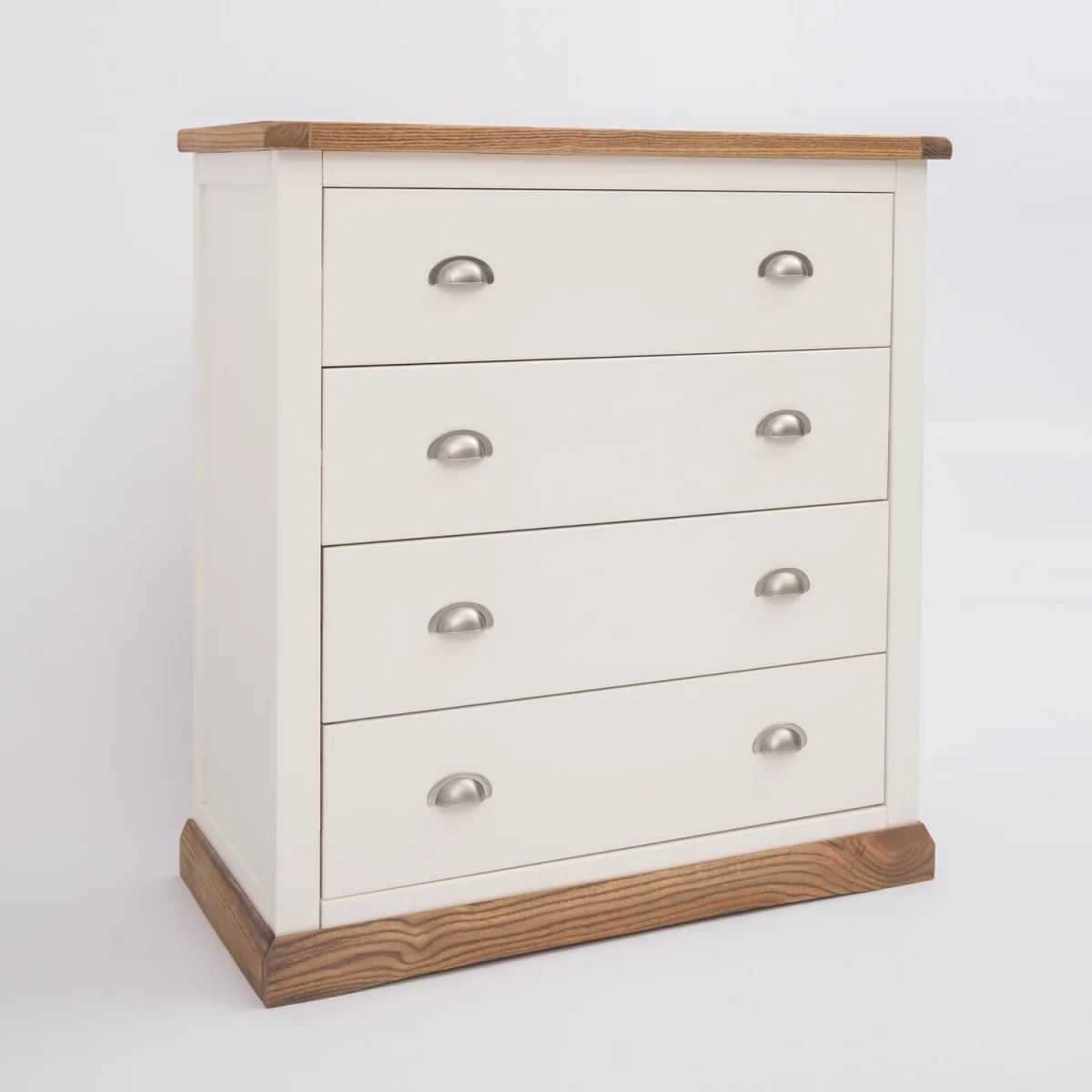 Tropea 4 Drawer Chest - White / Brass – image 3