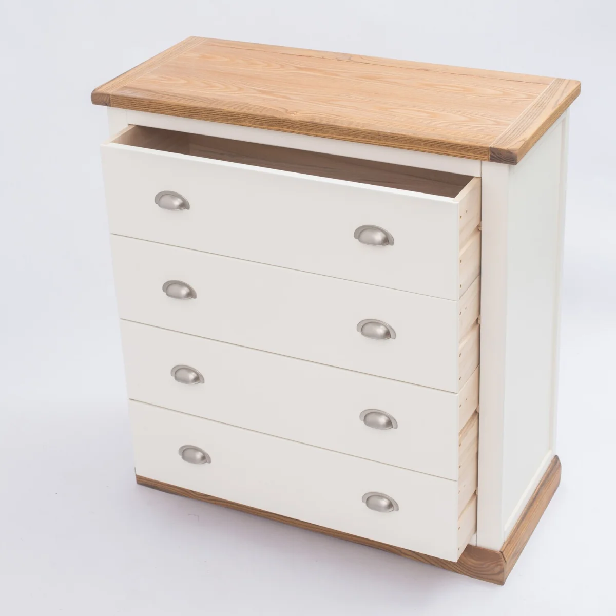 Tropea 4 Drawer Chest - White / Brass – image 6
