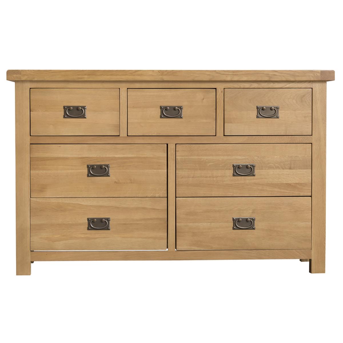 Bisbrooke Country 4 Over 3 Chest - Medium Oak – image 3