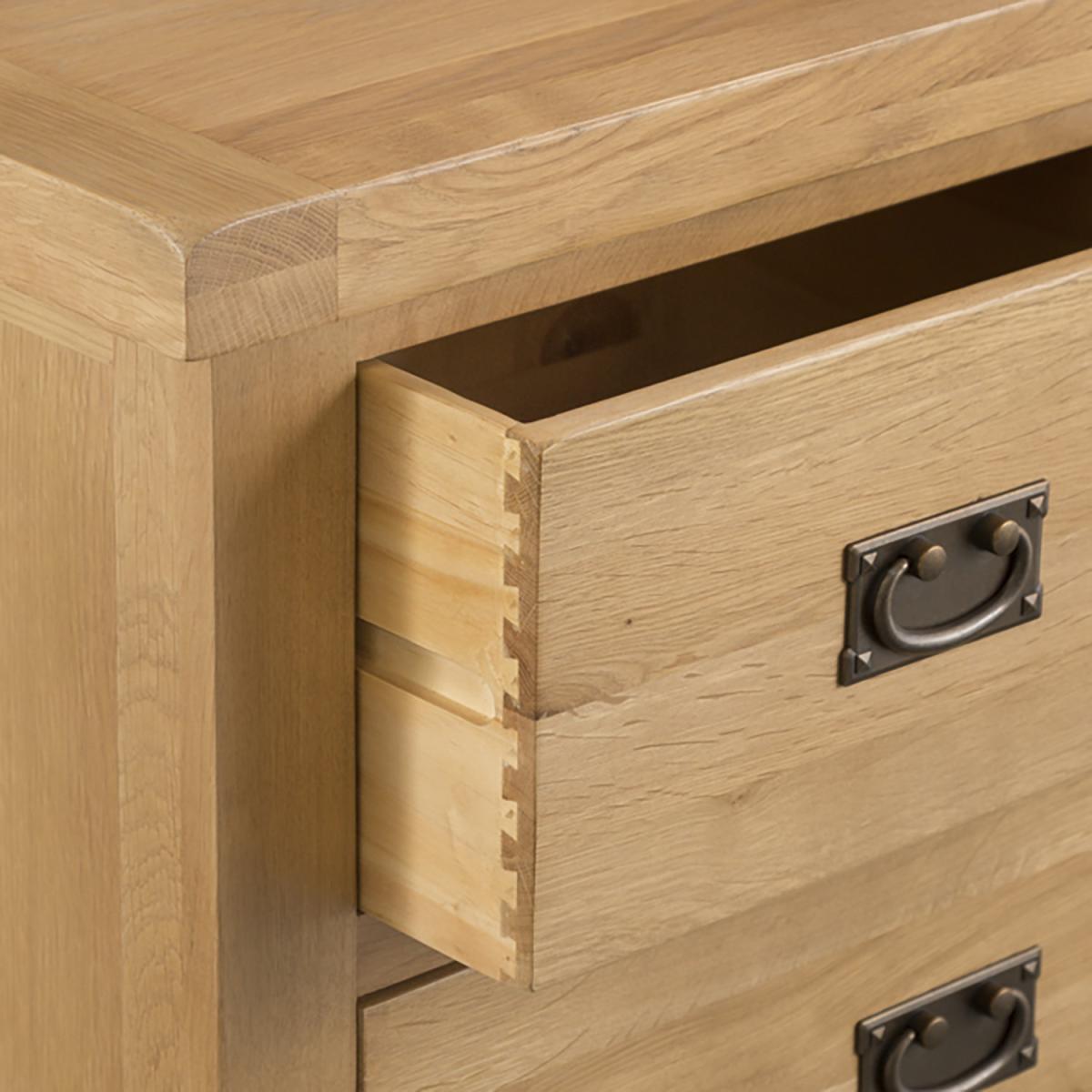 Bisbrooke Country 4 Over 3 Chest - Medium Oak – image 4